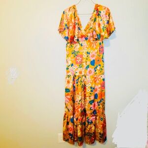 Colorful Floral Maxi Dress